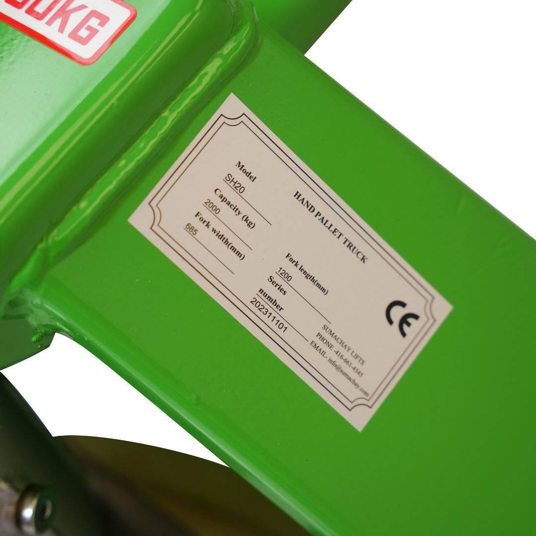SH20 Hand Pallet Truck - Sumachay LiftsManual Pallet TruckSumachay Lifts