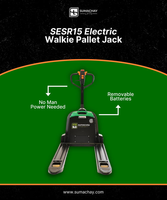 Top 5 Reasons to Choose the SESR15 Electric Walkie Pallet Jack for Your Warehouse