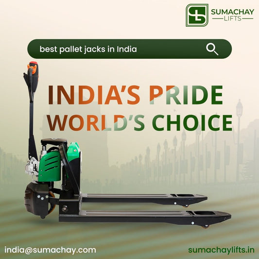 Electric Pallet Stackers in India: Revolutionizing Material Handling with Sumachay