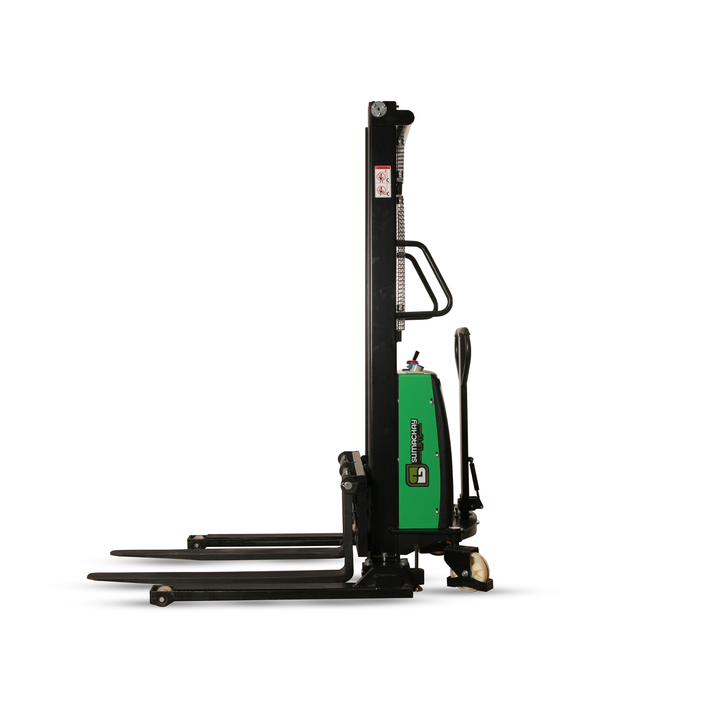SSE15 Semi-Electric Stacker – 1500kg Capacity | 3m Lift Height Sumachay