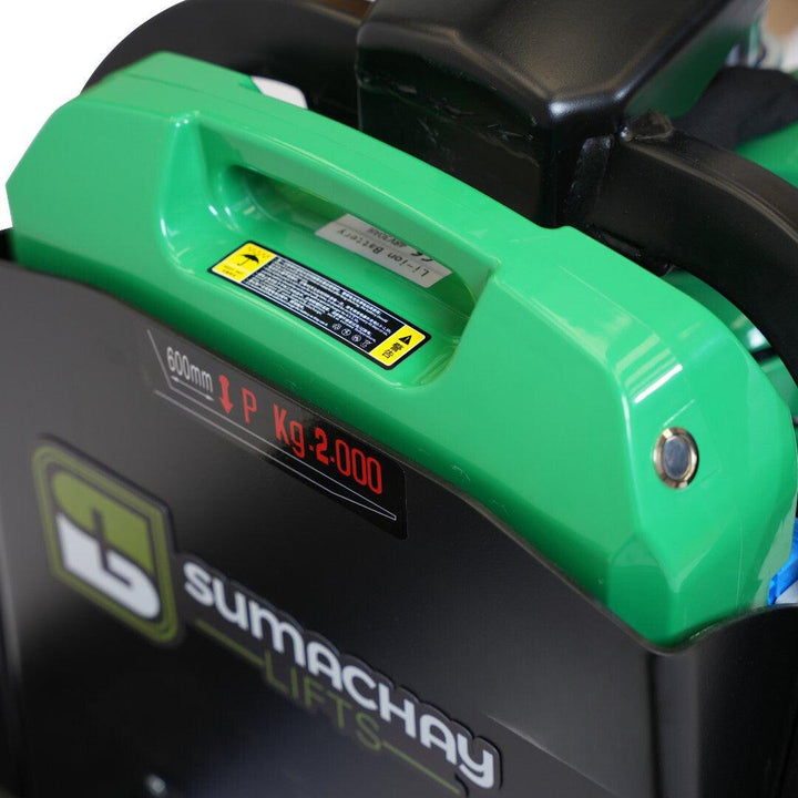 SELR20 Electric Pallet Jack - Lithium Ion 2 Ton Capacity - Sumachay
